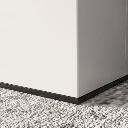 Freestanding Bioethanol Fireplace with 1.2L Burner, about 3H of burning time coverage 20 to 25 m² in steel 38L x 38W x 100H cm, white