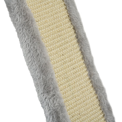 3-Piece Wall-Mounted Cat Climbing Set with Hammock, Scratching Ramp & Cloud Jump Platform, Gray