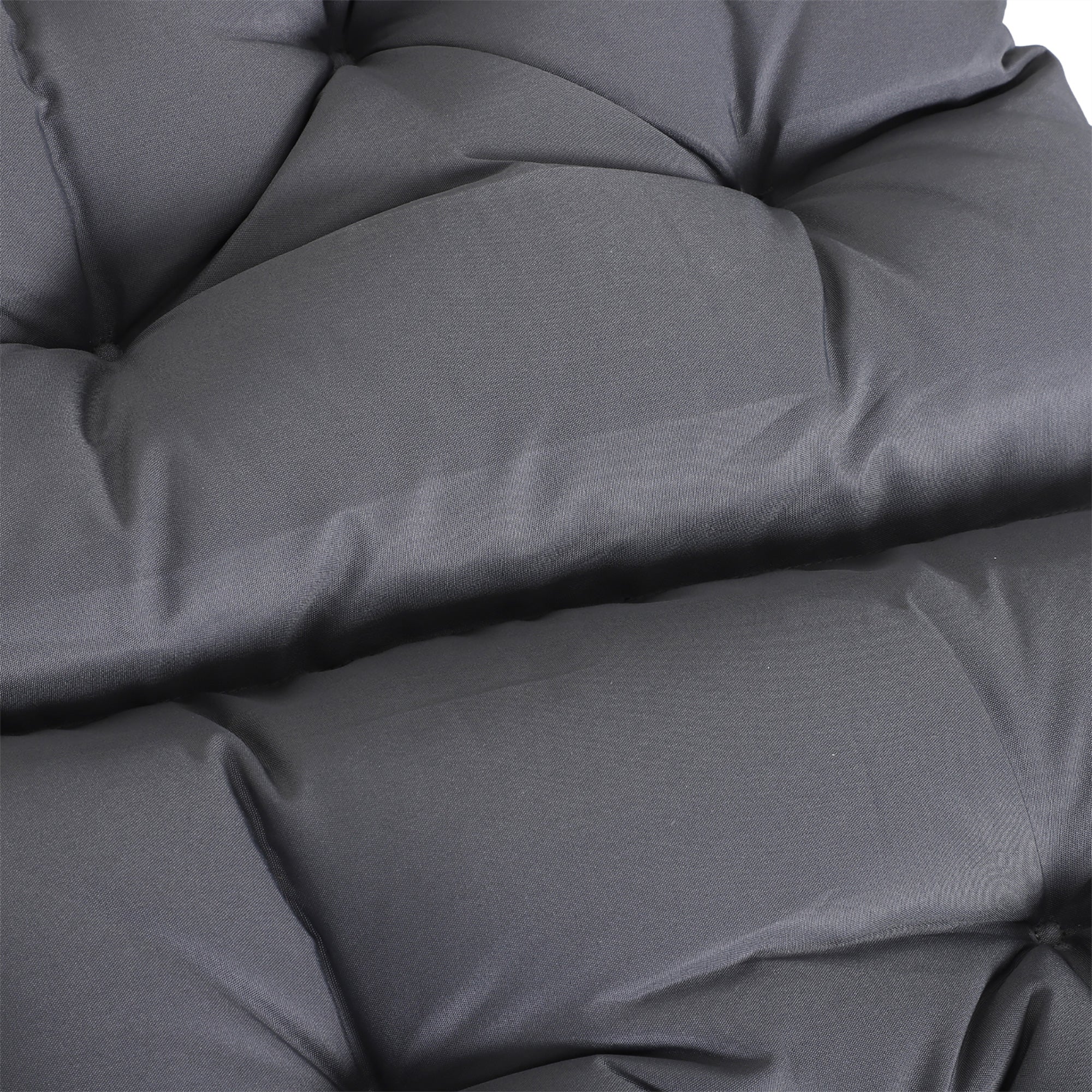 Set of 2 Seat Cushions, 98cm x 50cm x 8cm Chair Pads with Straps, Cushion, Washable/Ergonomic Seat Pads for Home, Garden, Sofa, Gray