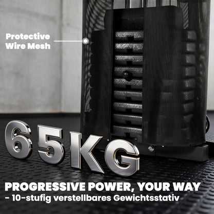 SPORTNOW Multi-Station Home Gym with 143 lb Weight Stack, Smith Machine, Lat Pulldown, Adjustable Preacher Bench & Leg Trainer — Supports up to 265 lb