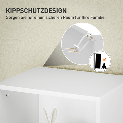 Bookcase, Shelving Unit with 5 Levels, Storage Rack with Adjustable Shelves for Living Room, Bedroom, White