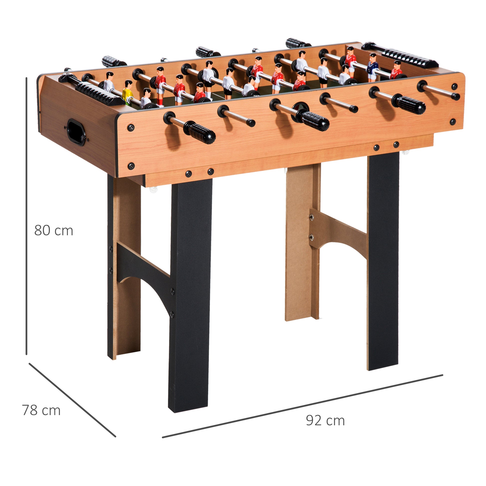 4-in-1 Multi Game Table Multi Game Table with Table Football, Table Hockey, Table Tennis, Billiards Multifunctional Game Table made of MDF, 92 x 78 x 80cm