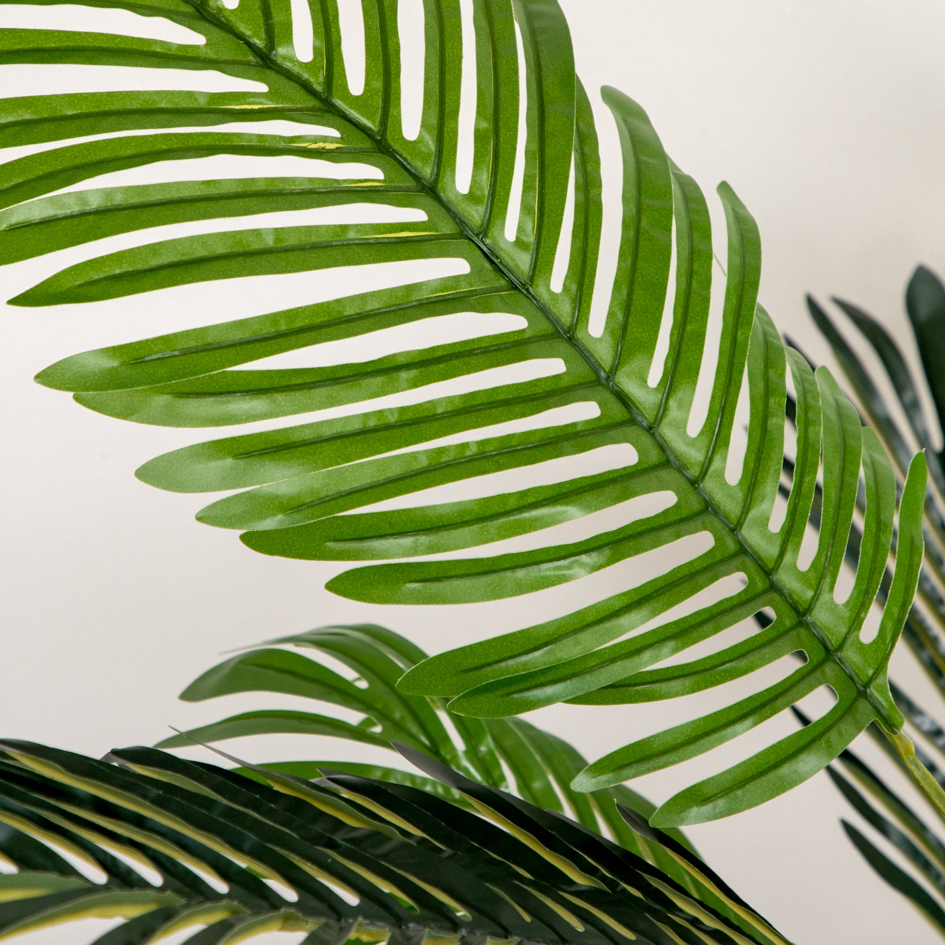 Artificial Plant, Artificial Palm Tree, Artificial Plant with Cement Filling, Fake Palm Tree in Pot, Indoor Plant for Home Decor, 150 cm, Green