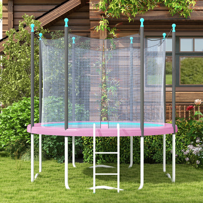 SPORTNOW Perimeter Pad for 244 cm (96 in) Trampoline, Tear-Resistant, UV-Resistant, Waterproof Spring Cover - Edge Protection Replacement for Garden Trampolines, Pink