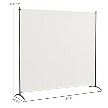 Single-Panel Outdoor Privacy Screen, UV30+ Water-Resistant Panel, Stable Base, Beige (71 x 19.7 x 71 in)