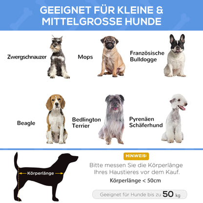 Dog Lounger Outdoor, Elevated Dog Bed with Breathable Mesh Cover, Pet Bed for Small and Medium Dogs Black 91 x 69 x 29 cm