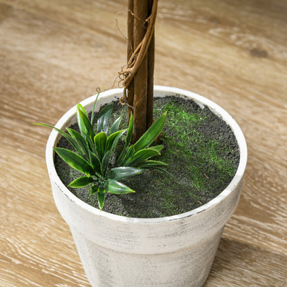 Artificial Lavender Set of 2 large 60 cm Artificial Plant, artificial plants in pot, plastic flower like real for living room bedroom office garden modern decoration