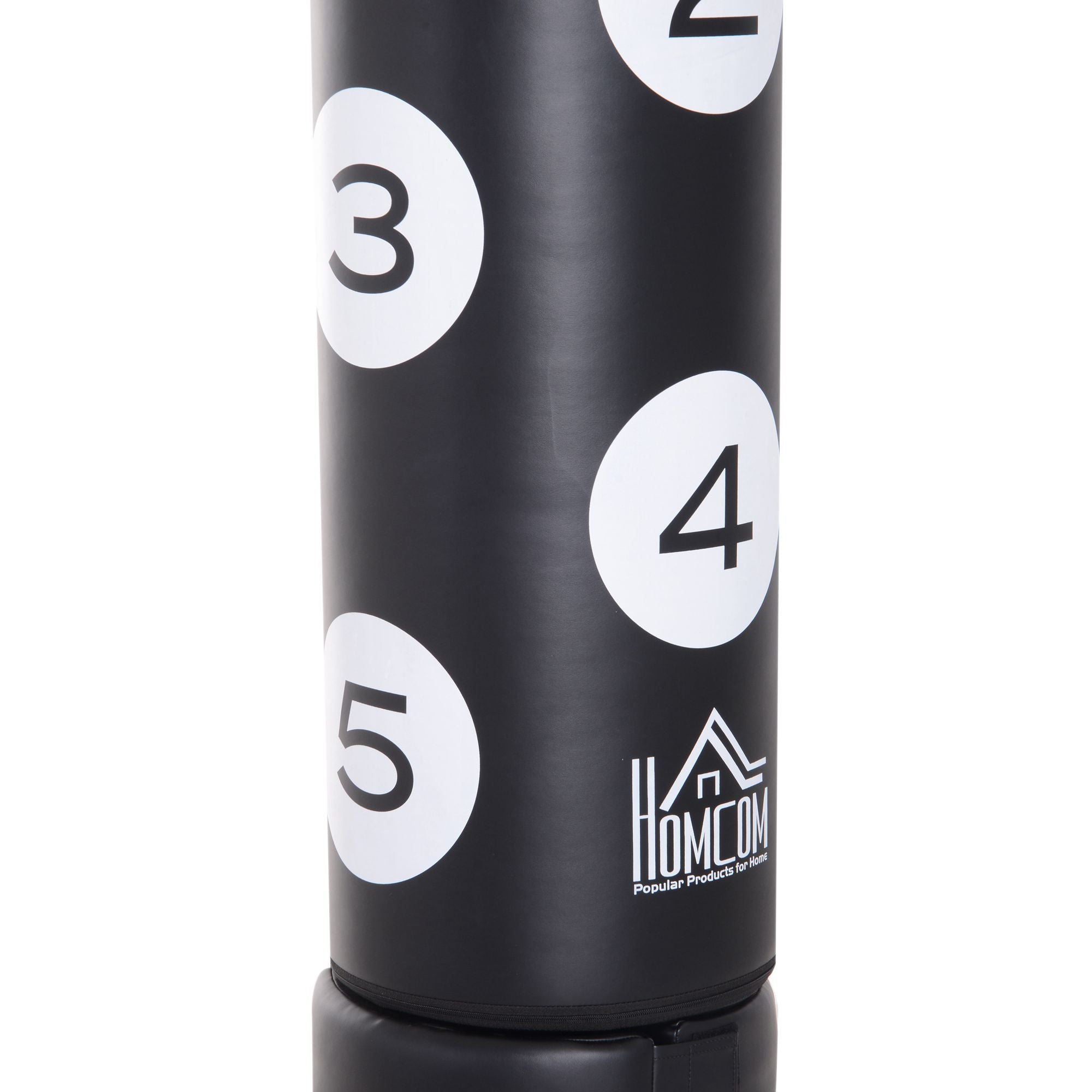 Standing Punching Bag 176cm Adults Freestanding Heavy Duty Punching Bag with Stand and Vinyl Pad Boxing Partner Boxing Trainer Suitable for Professionals and Beginners Black
