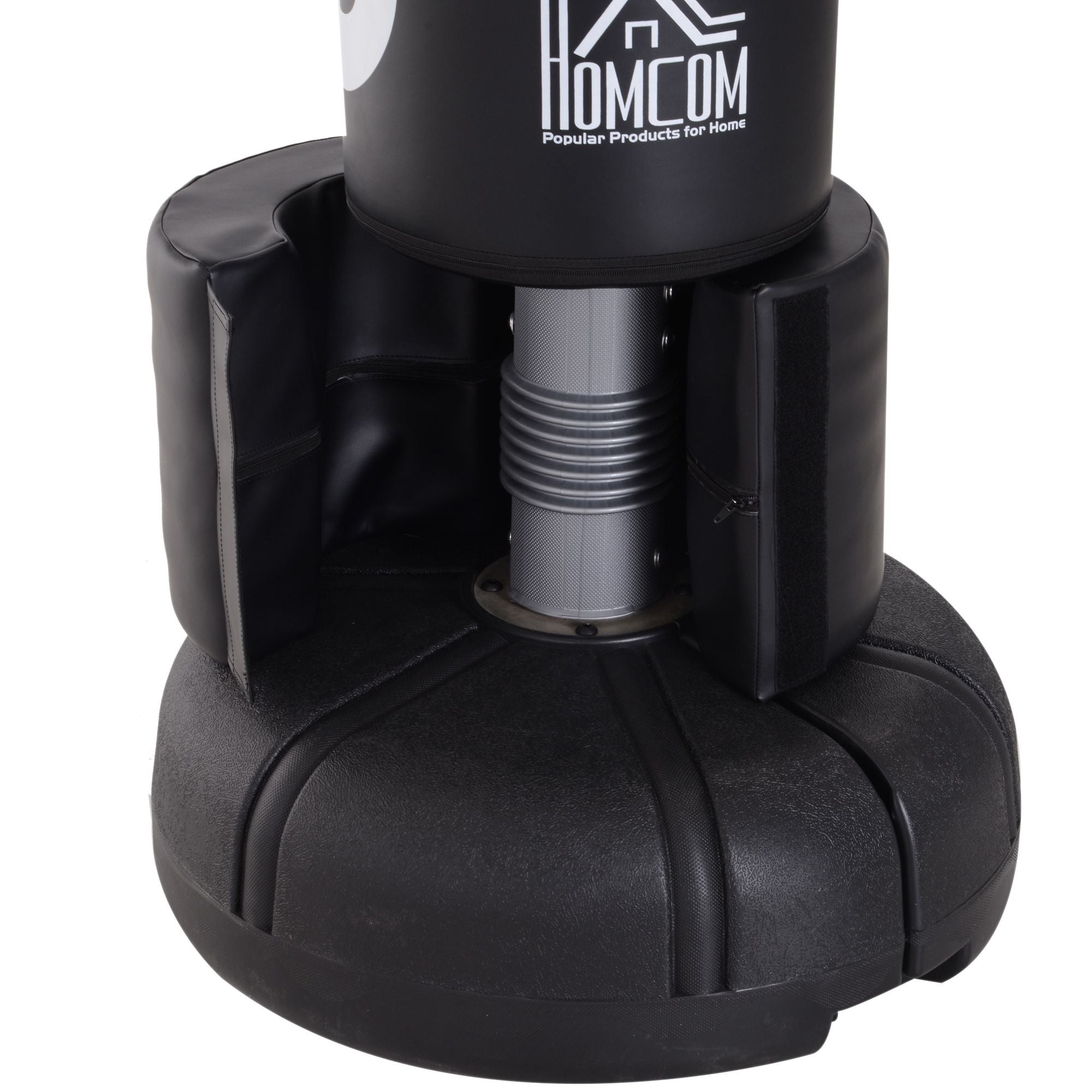 Standing Punching Bag 176cm Adults Freestanding Heavy Duty Punching Bag with Stand and Vinyl Pad Boxing Partner Boxing Trainer Suitable for Professionals and Beginners Black
