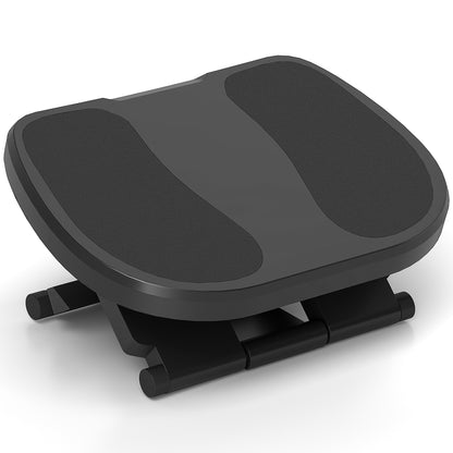 Footrest Desk, 3 Level Adjustable Height Foot Stool, Ergonomic Footrest, for Home Office, Office, Gray