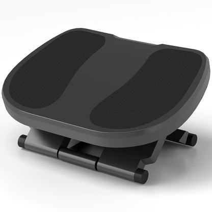 Footrest Desk, 3 Level Adjustable Height Foot Stool, Ergonomic Footrest, for Home Office, Office, Gray