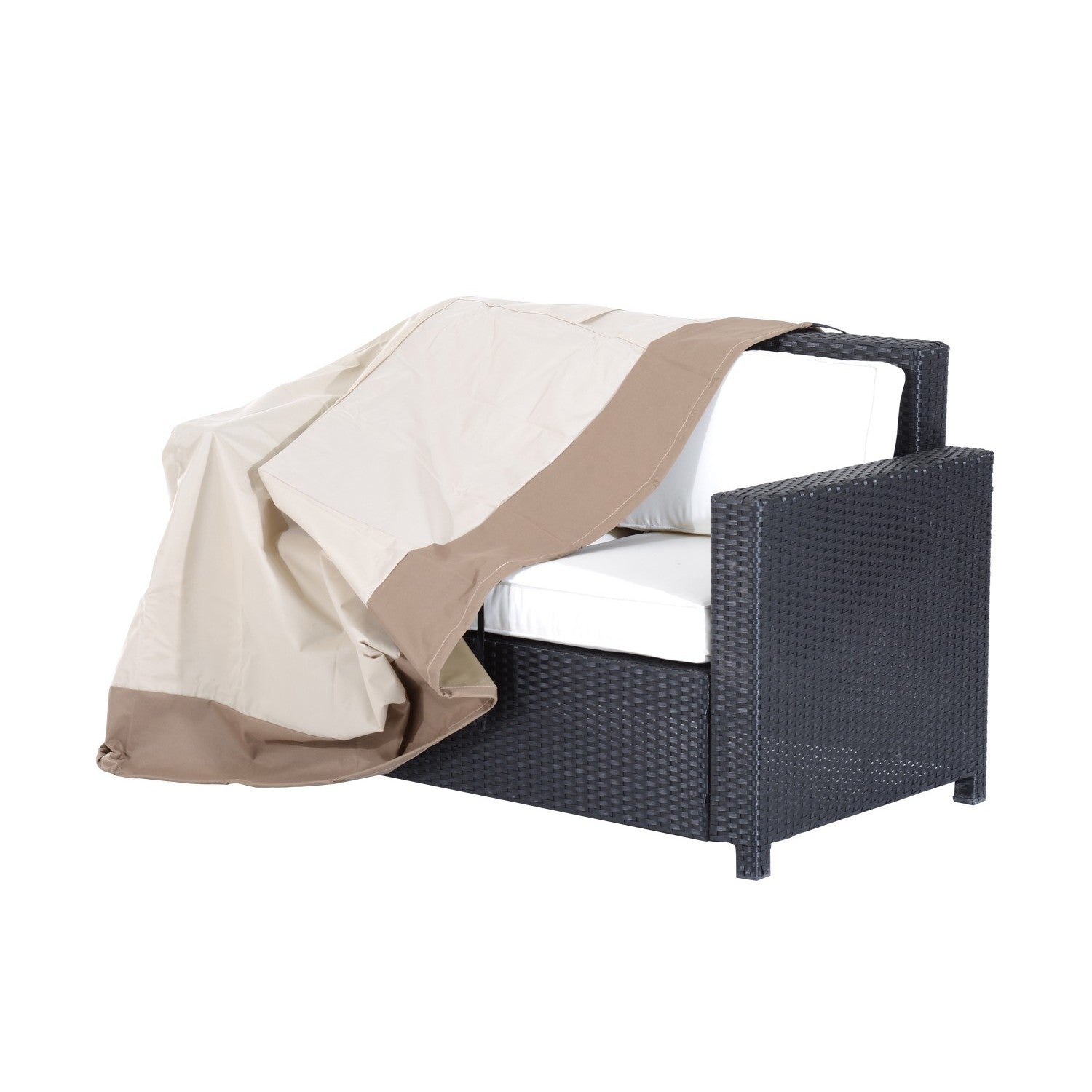 Protective Cover for 2-3 Seater Bench Outdoor Waterproof Furniture Cover Garden Protection Rain and Sun 152x87x59/79cm 600D Oxford Fabric