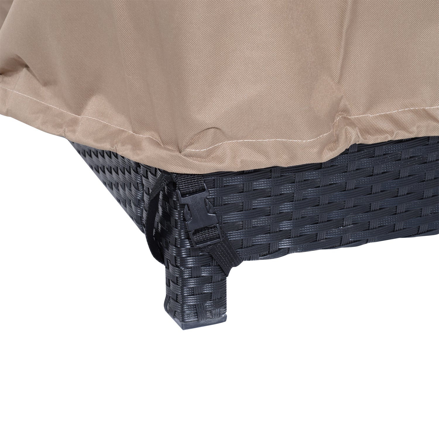 Protective Cover for 2-3 Seater Bench Outdoor Waterproof Furniture Cover Garden Protection Rain and Sun 152x87x59/79cm 600D Oxford Fabric