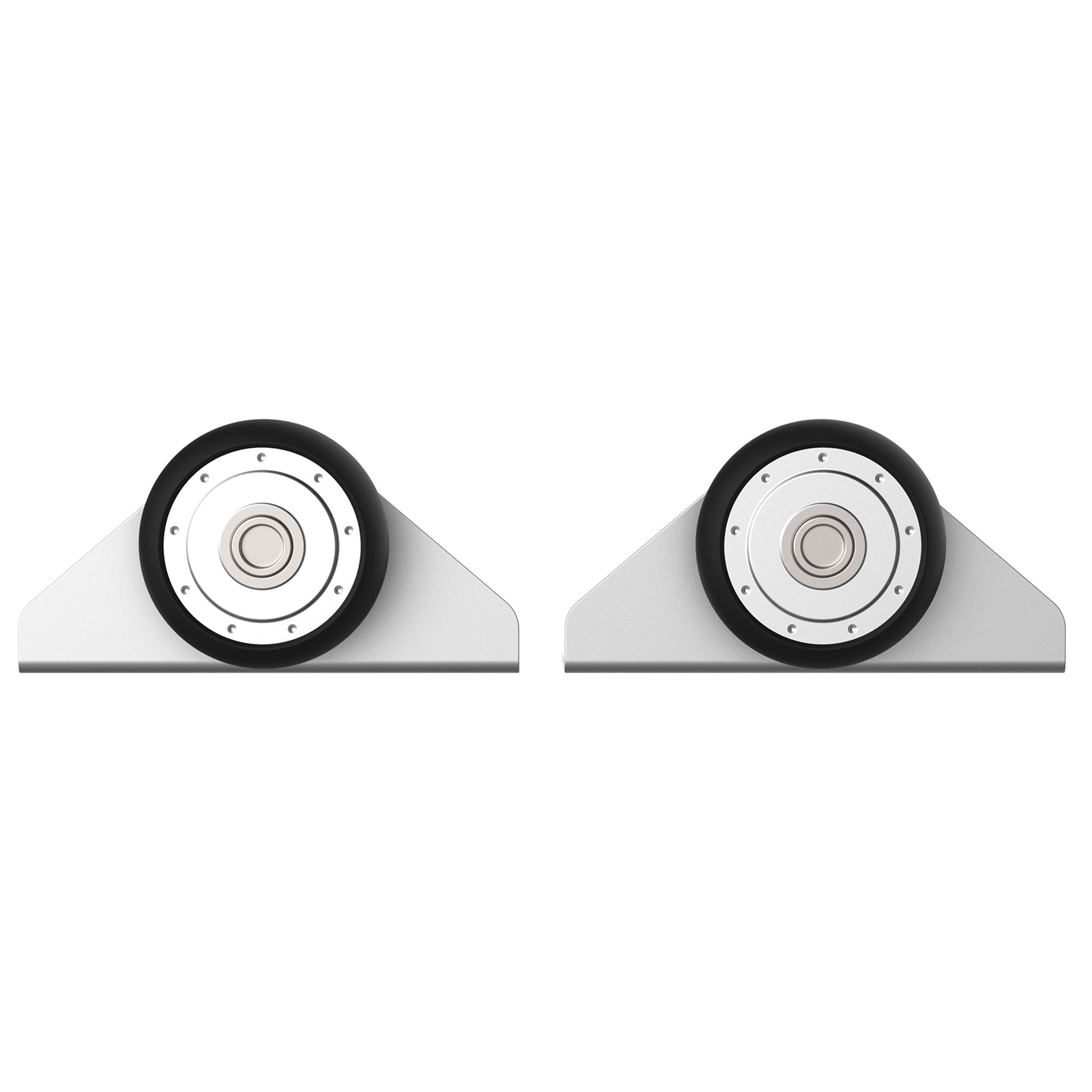 Sliding Door Hardware 186 cm Kit for Sliding Wooden Door with Metal Rail and 2 Silver Pulleys Accessories
