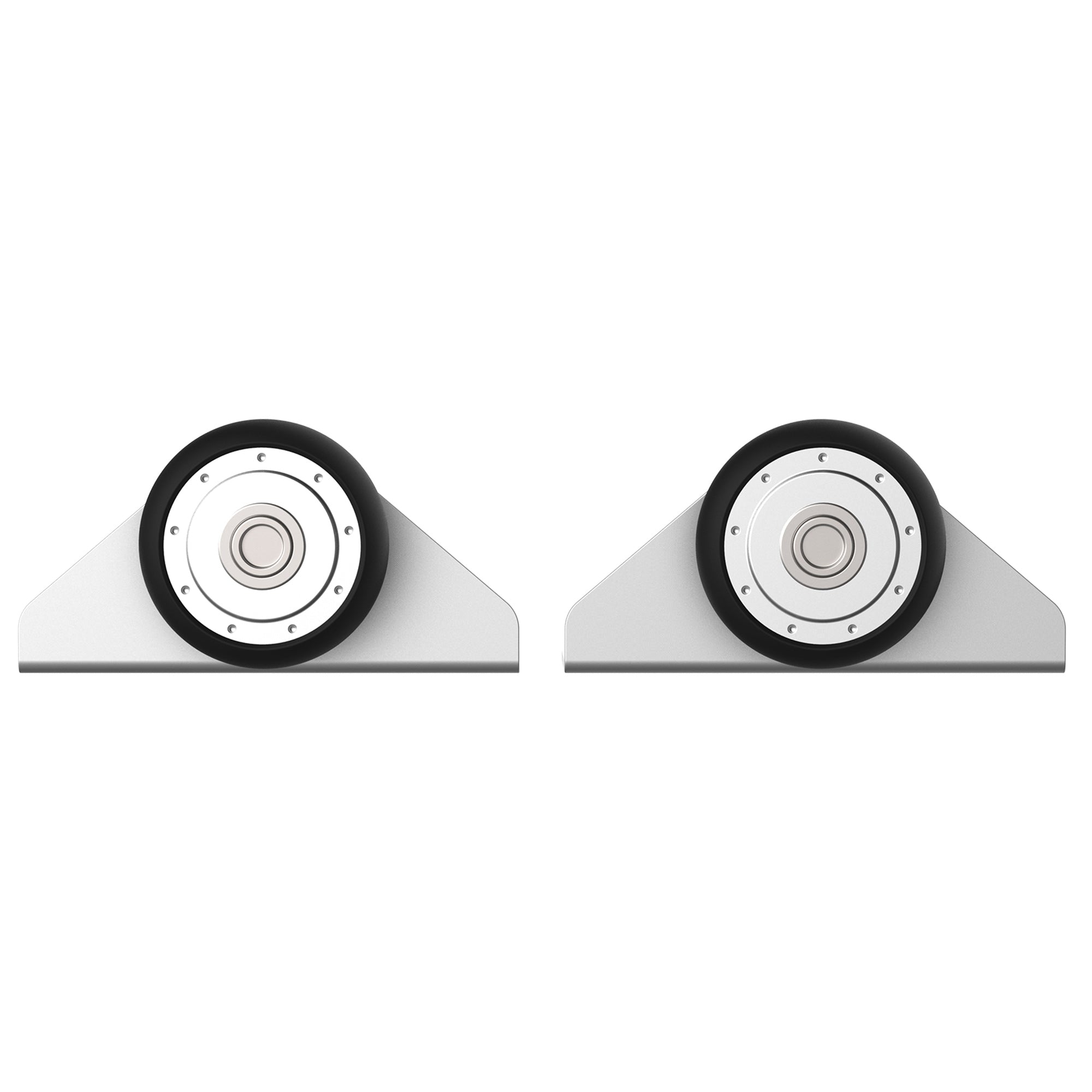 Sliding Door Hardware 186 cm Kit for Sliding Wooden Door with Metal Rail and 2 Silver Pulleys Accessories