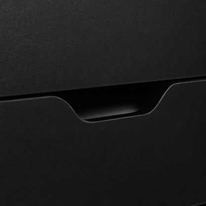 Mobile Office Cabinet, Rolling Office Storage Cabinet with 7 Drawers - organizer for documents, A4 or letter size, dim. 47.5L x 39.5W x 90H cm, black