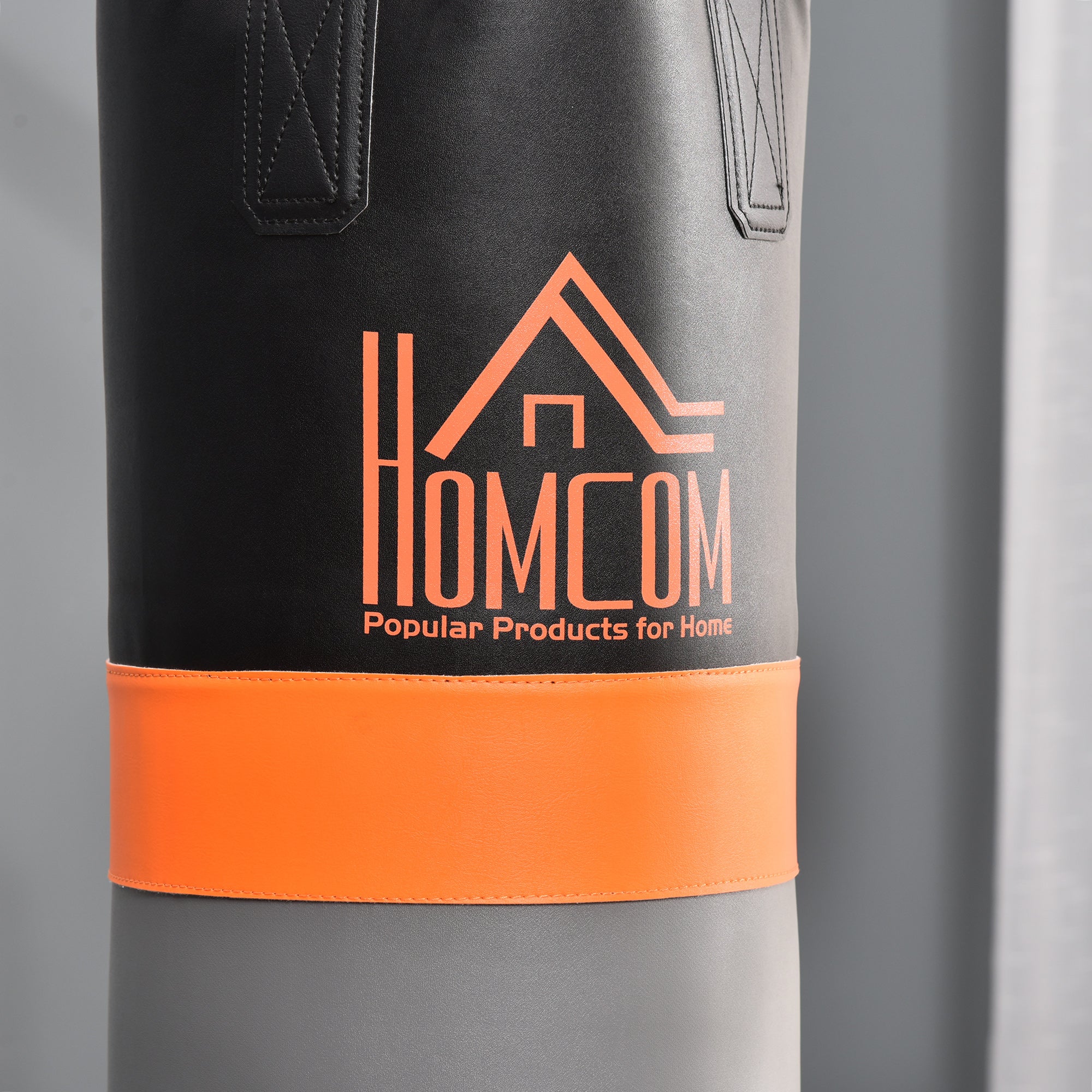 2-in-1 Boxing Bag Stand max. Load Capacity 100 kg, Rotatable Boxing Bag Holder made of Steel with 20kg Punching Ball, Adjustable Height Boxing Bag Holder, for Indoor Fitness Training, Black