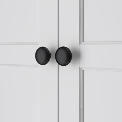 Over Toilet Storage Cabinet Bathroom Laundry Machine Shelf Bathroom Storage with Compartment, Double Door Cabinet, Adjustable Shelves - 70 x 20 x 175 cm, White