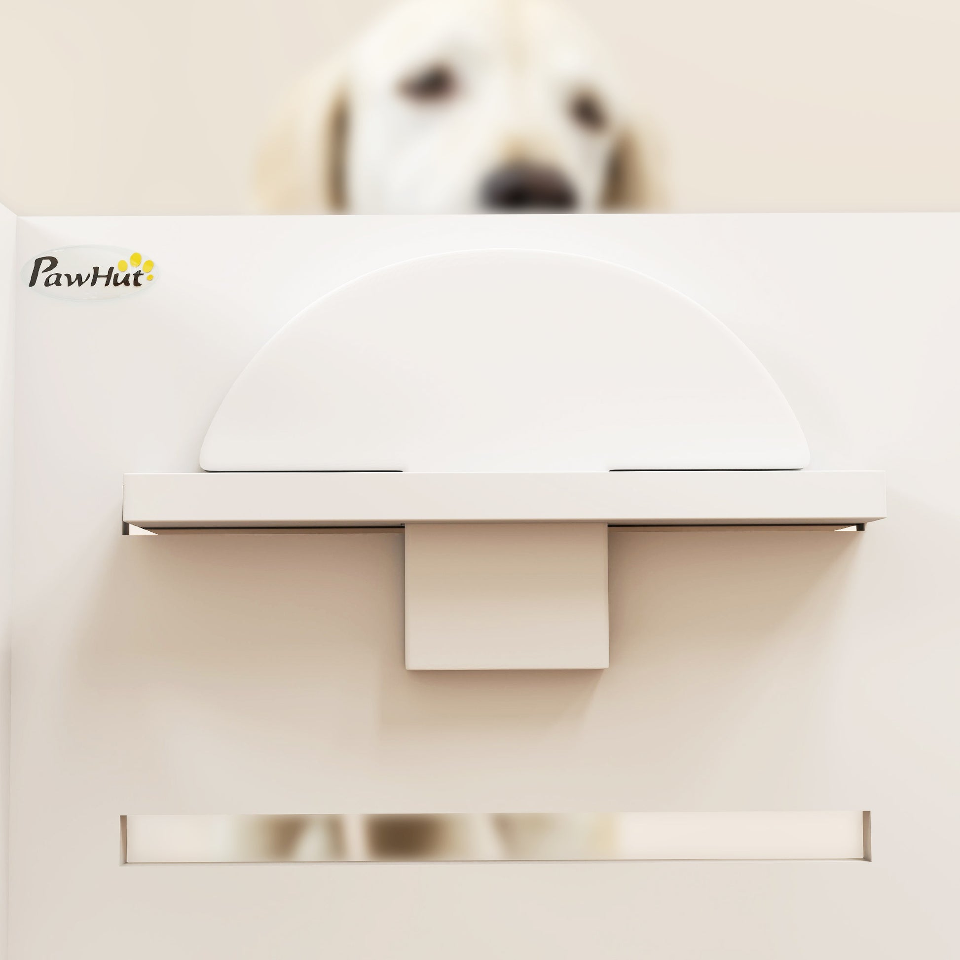 Elevated Dog Bowl Height Adjustable Feeder with Stand Anti-Gulp Mat 2 x 1000ml Slow Feeding Bowl Adjustable Food Bowl Feeding Station Dog Bowls for Medium Dogs Cats White