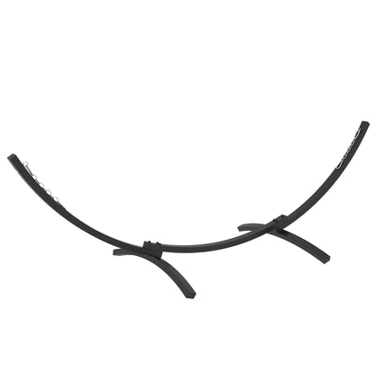 Hammock Stand Metal Frame Sturdy Support, 360 cm Length for Hammocks 270 to 330 cm, Gray