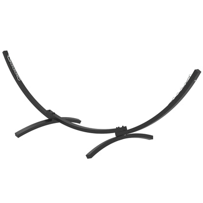 Hammock Stand Metal Frame Sturdy Support, 360 cm Length for Hammocks 270 to 330 cm, Gray