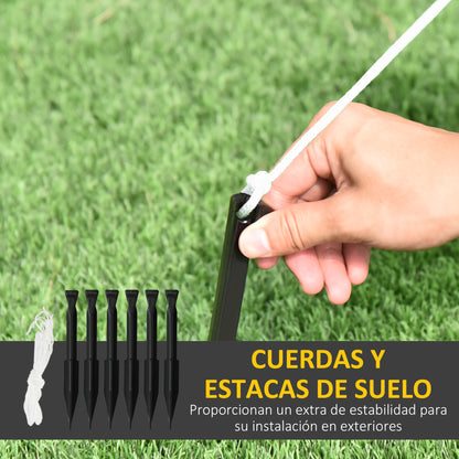 Inflatable Christmas Nativity Scene Christmas Inflatable Decoration with LED Lights and Christmas Inflatable Inflator for Outdoor 150x90x185 cm Multicolor