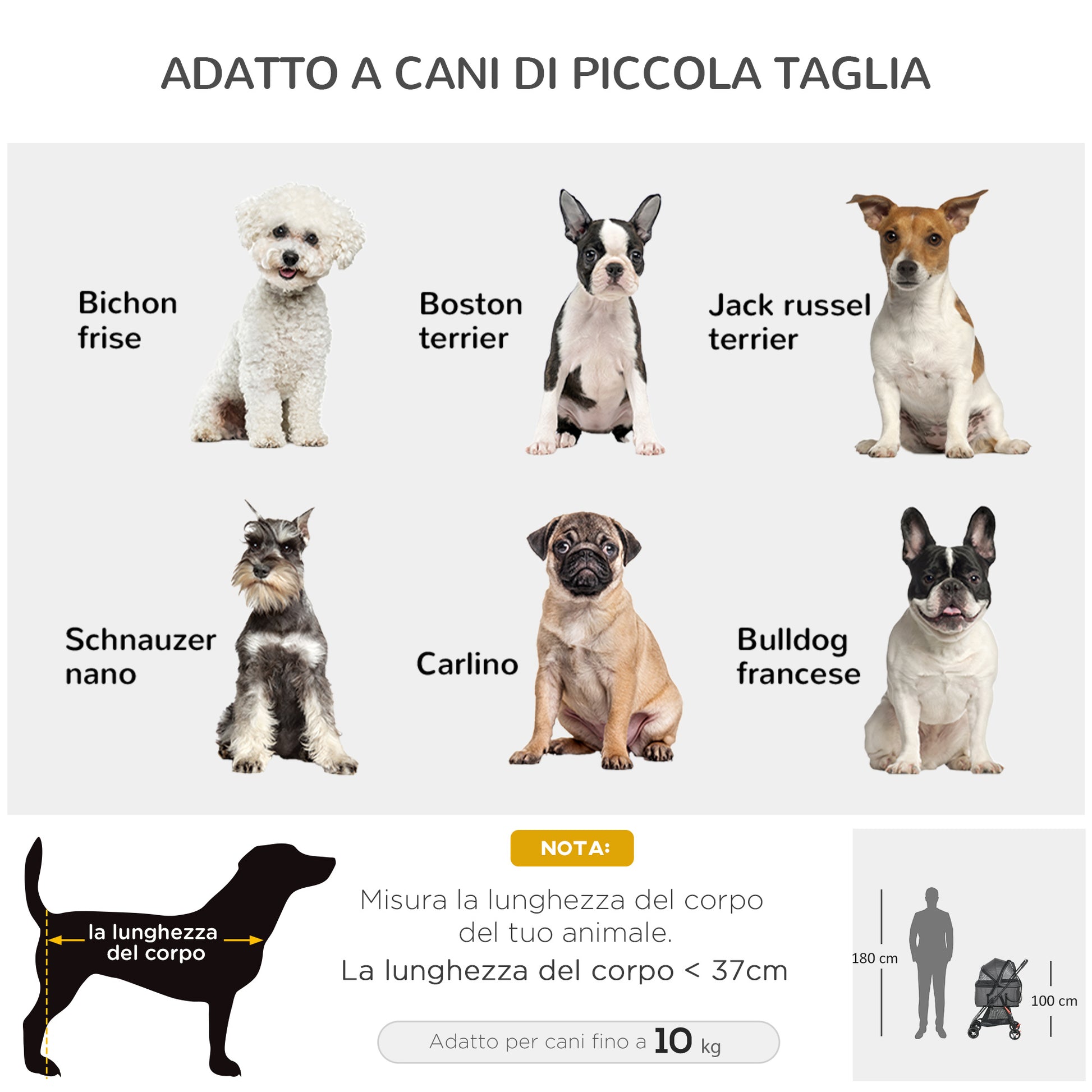 3 in 1 Dog Stroller, Removable Basket and Carrier, Pet Stroller with Leash, Cushion, Basket, and Canopy, Gray
