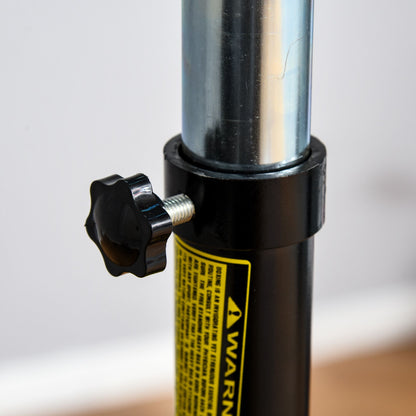 4-in-1 Freestanding Boxing Bag 160-230cm Punching Bag with 2 Speed Balls Stand Reflex Bar Punching Ball Set Adjustable Height Kickboxing Bag for Adults Teenagers Fitness Strength Training