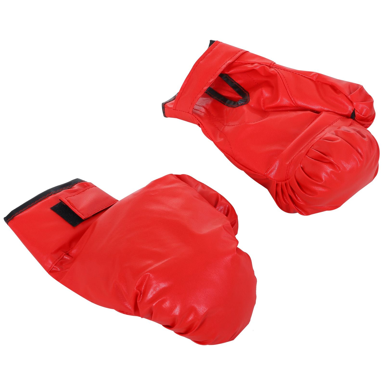 Punching Ball Set 136-154 cm Adjustable Height Boxing Stand with 1 pair of Gloves Suction Cup Stand Boxing Trainer for Adults and Teenagers Black