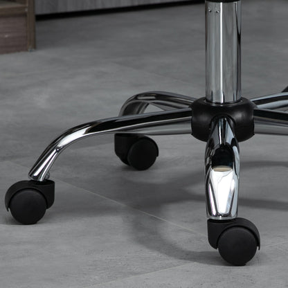 Mesh Office Chair Armless Swivel Desk Chair with Adjustable Height 220 lbs Capacity for Study Office 43x58x90-100 cm Beige