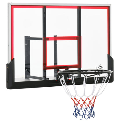 Wall-Mounted Basketball Hoop with Special Basket - 102 x 76 x 110 cm - Indoor Outdoor