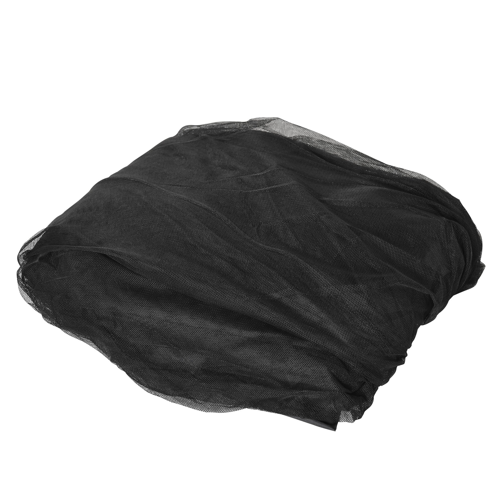 Mosquito Net for Parasols 300 cm Insect Net with Zipper Fly Screen Umbrella Mosquito Net Insect Protection for Outdoor Garden Terraces, Black