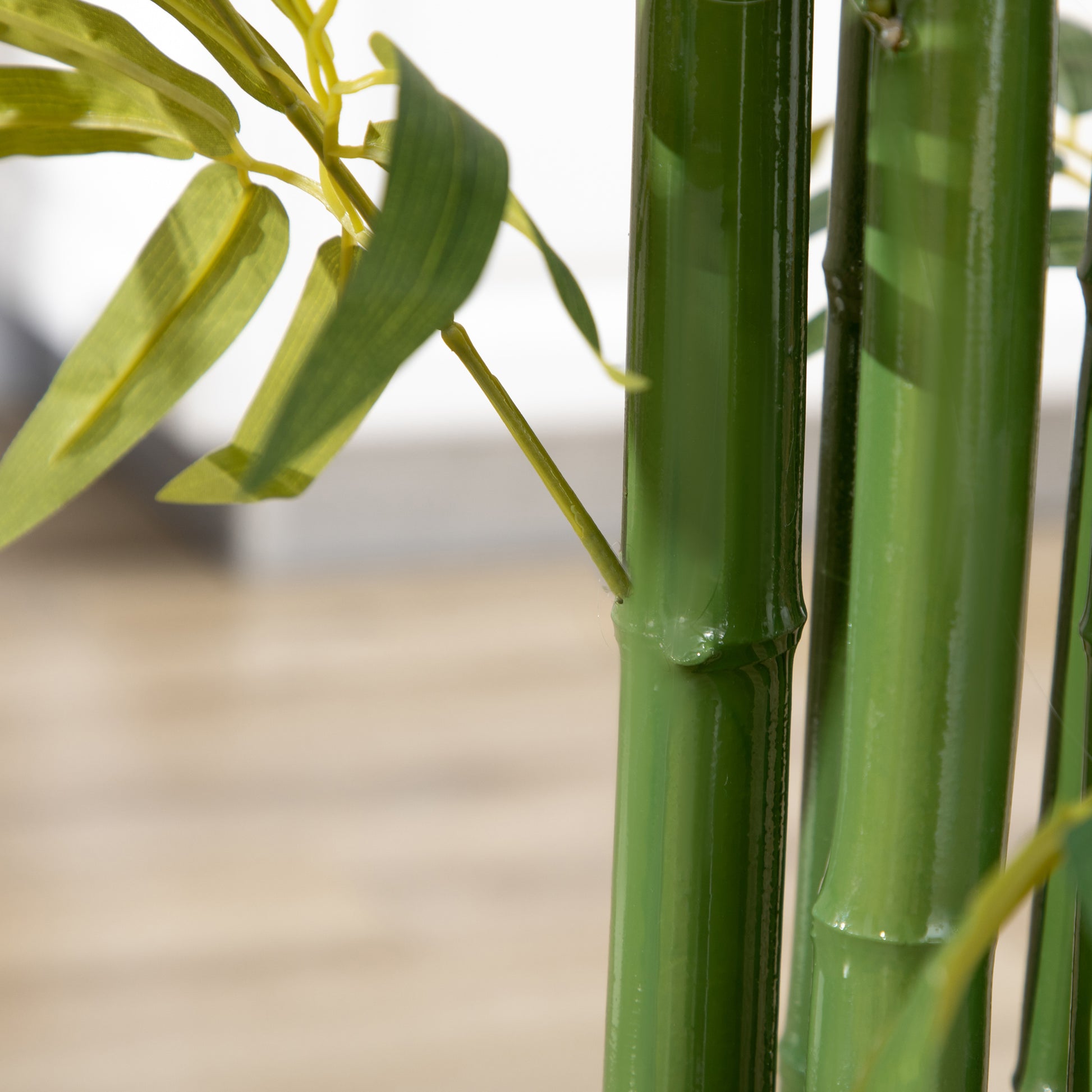 Artificial Plant, 180 cm Artificial Bamboo Tree, Fake Plant with Pot, Lifelike Indoor Plant for Living Room, Bedroom, Green