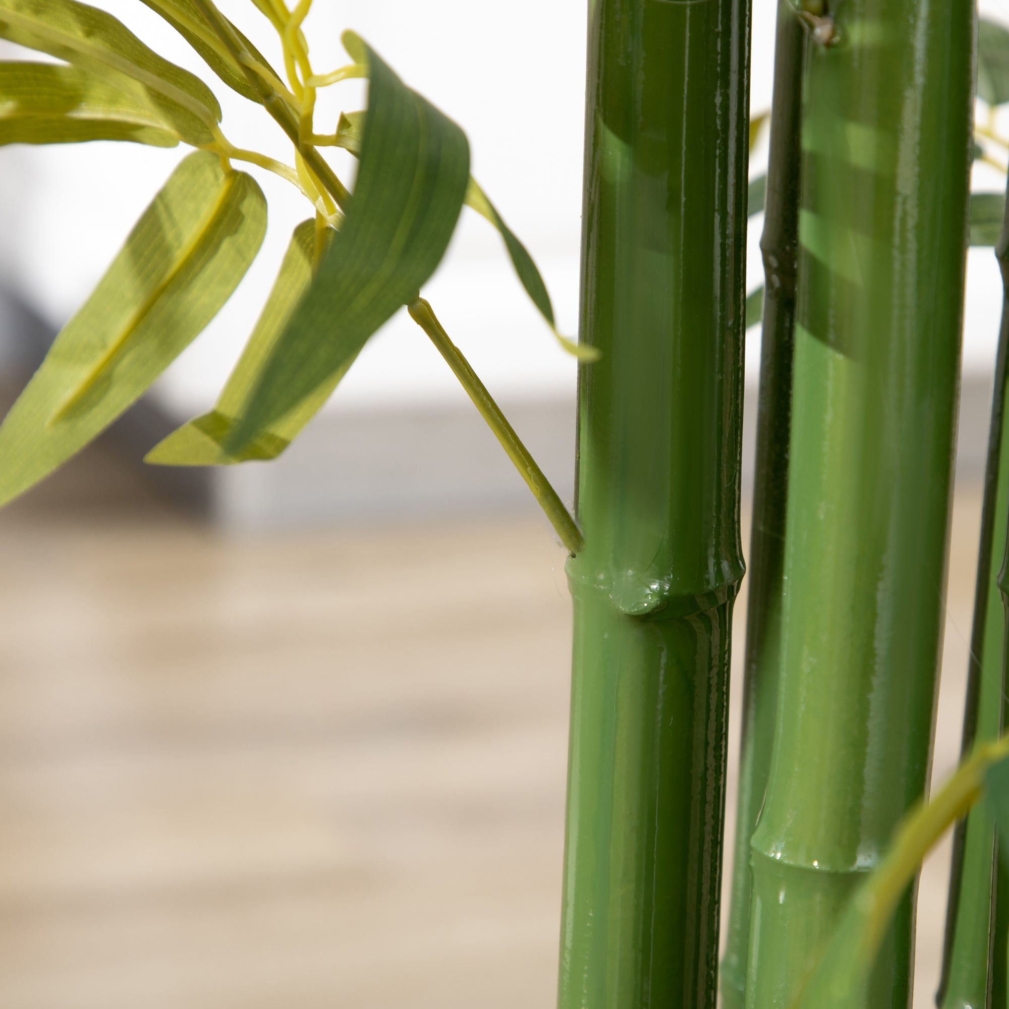Artificial Plant, 180 cm Artificial Bamboo Tree, Fake Plant with Pot, Lifelike Indoor Plant for Living Room, Bedroom, Green