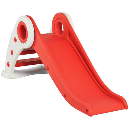 Foldable Children's Slide 3 to 6 Years Indoor Outdoor use dim. 120L x 50W x 56H cm HDPE Red