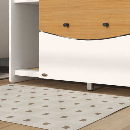 Cat Cabinet for Cat Litter Box, Cat Litter Box Cabinet with Pull-Out Drawer, Litter Catching Mat, Cat House for Indoor, 78 x 50 x 51 cm, Oak