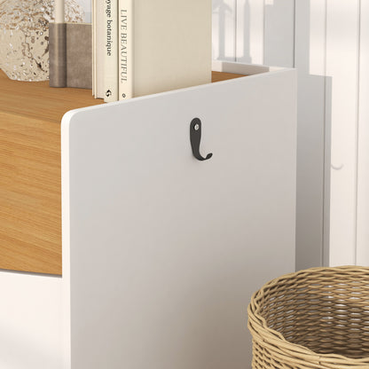 Cat Cabinet for Cat Litter Box, Cat Litter Box Cabinet with Pull-Out Drawer, Litter Catching Mat, Cat House for Indoor, 78 x 50 x 51 cm, Oak