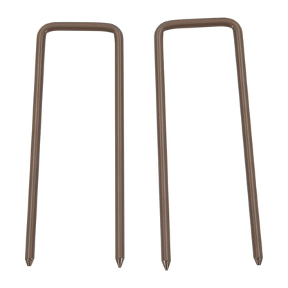 Scissor Gate Barrier Expandable 52-405cm Garden Aluminum Dark Brown H103.5cm