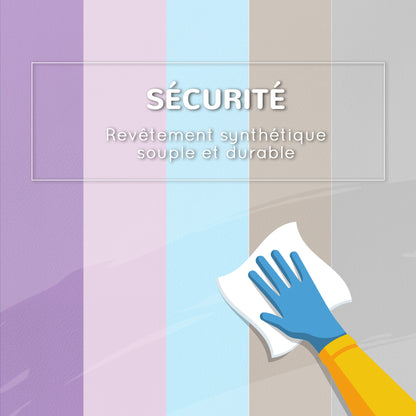 7PCS Baby Motor Skills Module Baby Motor Skills Course Foam Building Blocks EPE with Synthetic Cover - Educational Toys for Preschool Children, Multicolor