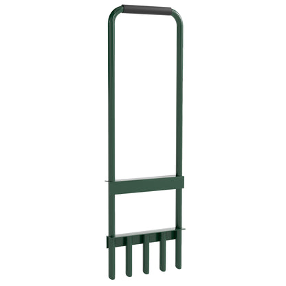 Lawn Aerator Aerifier for Lawns 30cm Width Manual Lawn Ventilator with Non-Slip Handle, Garden Tools Ground Rail, Lawn Scarifier, Ground Ventilation Lawn Care for Gardens and Yards