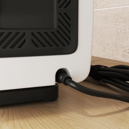 Dog Dryer Hair Dryer for Dogs 2200 W Adjustable Speed and Temperature 3 Nozzles Digital Display for Grooming Showering Drying White