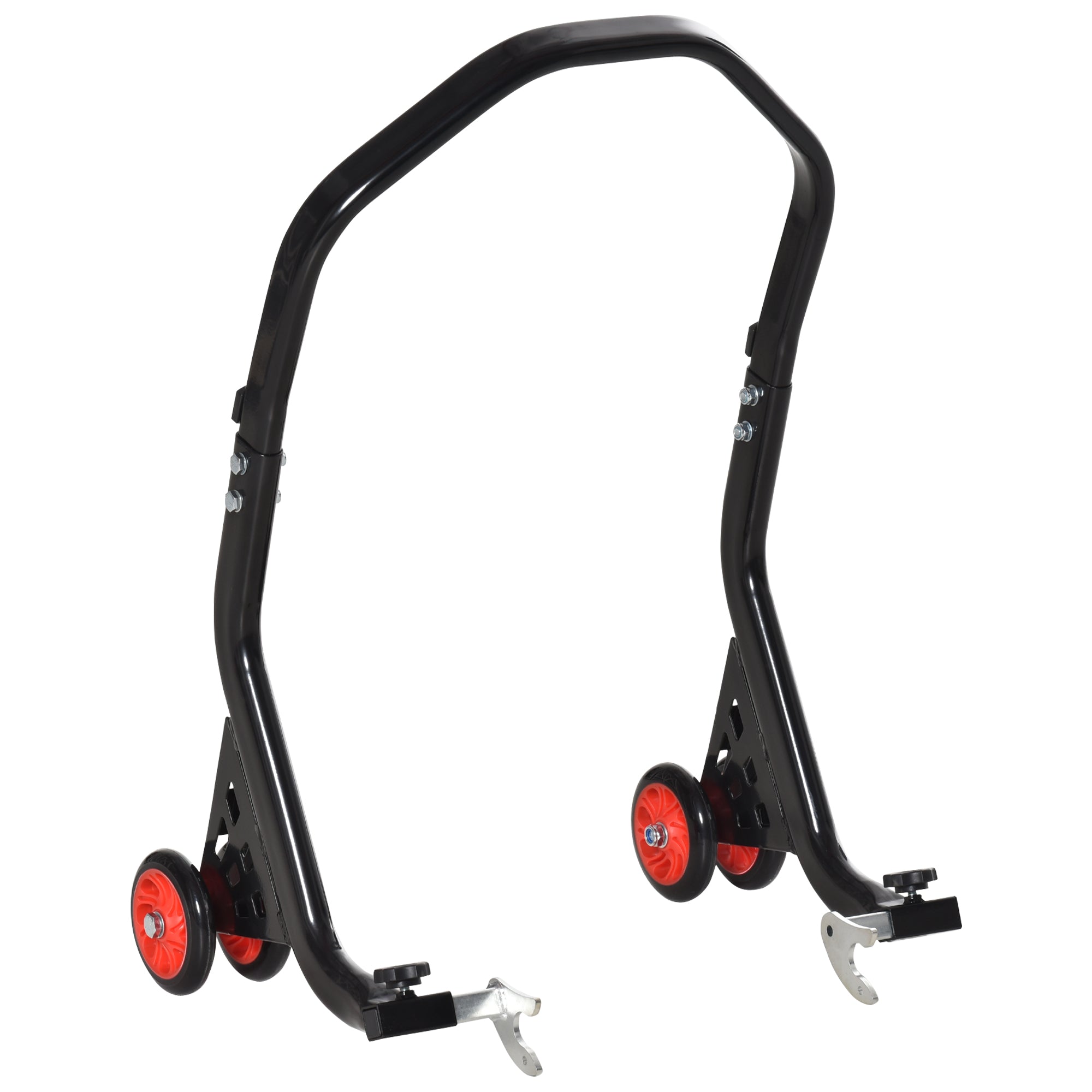 Universal and Adjustable Rear Motorcycle Stand Motorcycle Stand for Sports Bikes Up to 200kg Black