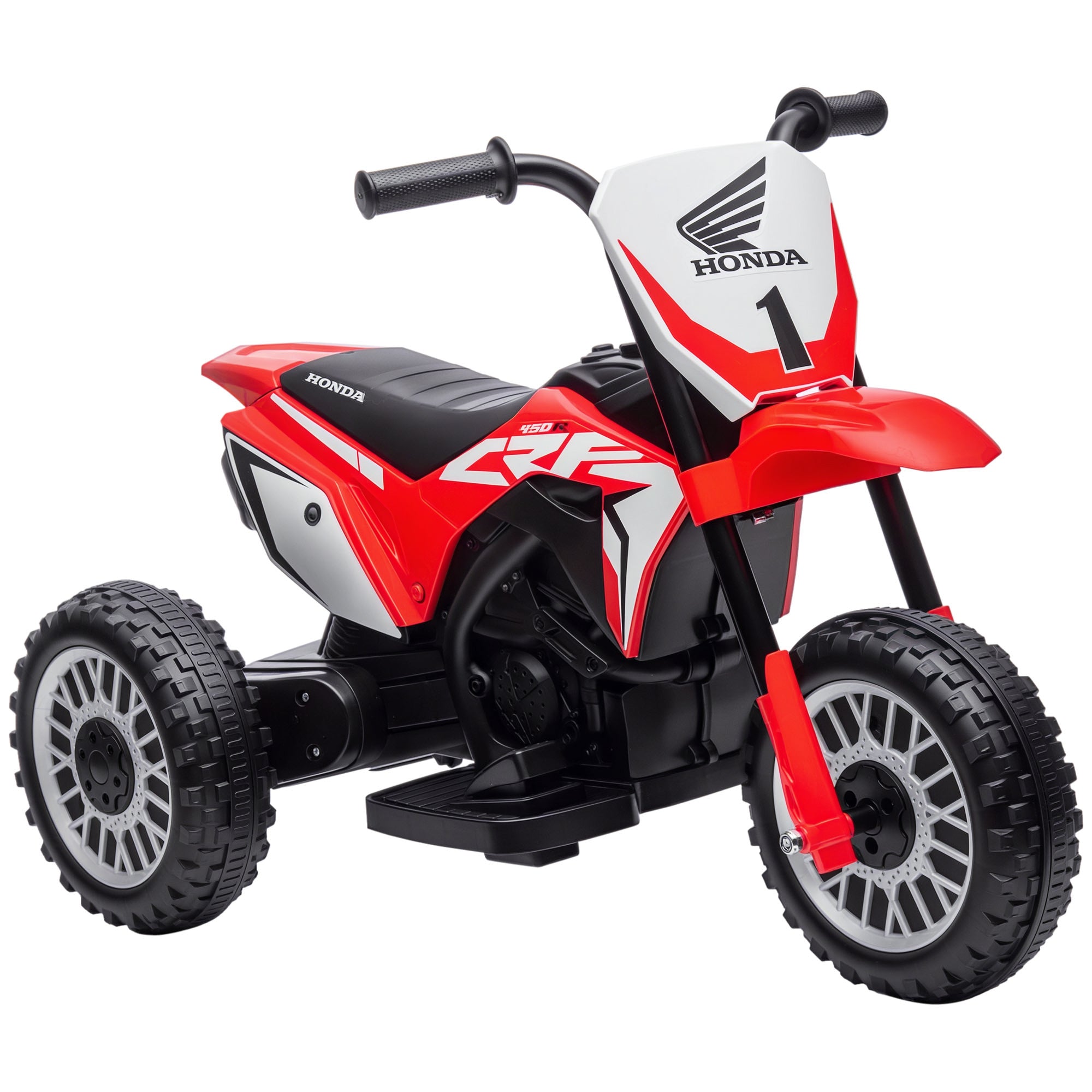 Electric Kids Motorcycle Electric Motorcycle with Horn, Start-up Music, Kids Electric Bike for Children aged 1.5-3 years Red