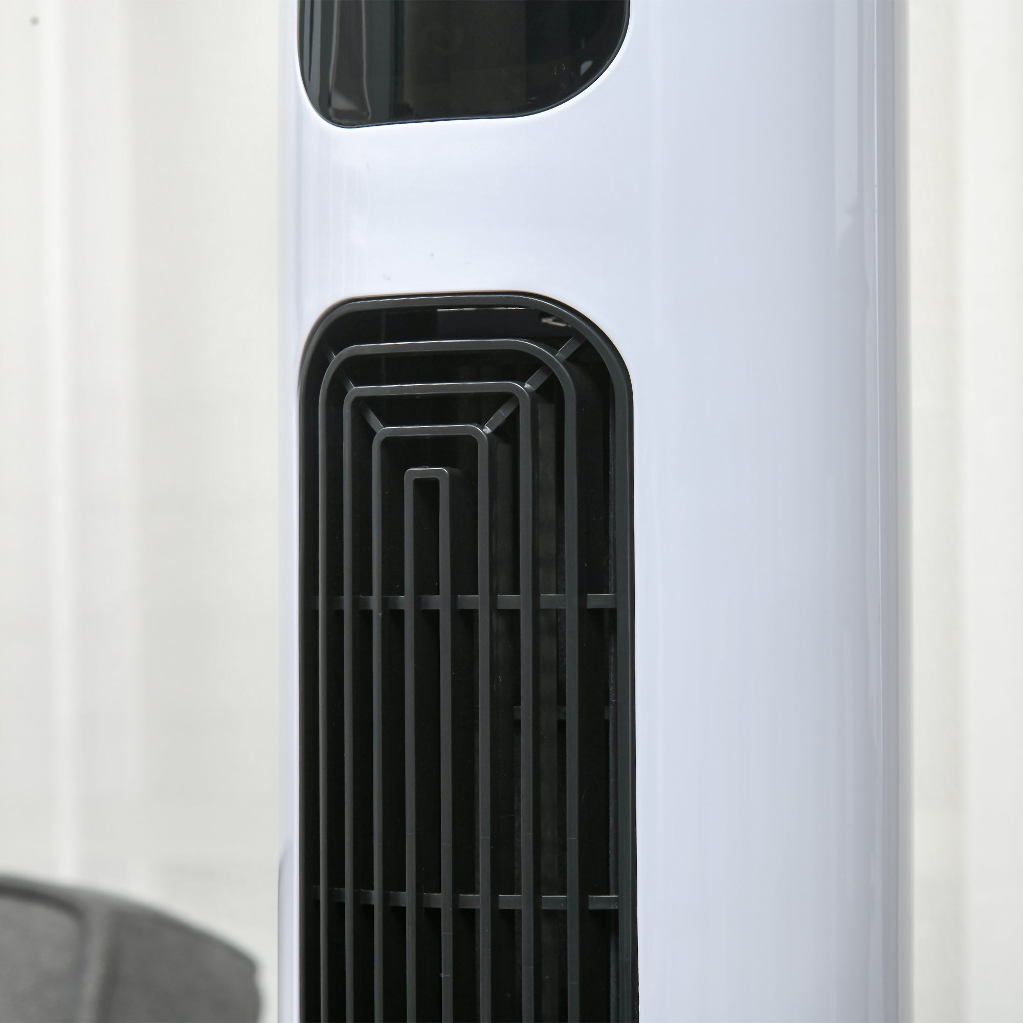 Silent 45W Tower Fan, Room Fan with 3 Modes 3 Speeds, Remote Control, 70° Oscillation, 12H Timer, LED Display, 117H cm White