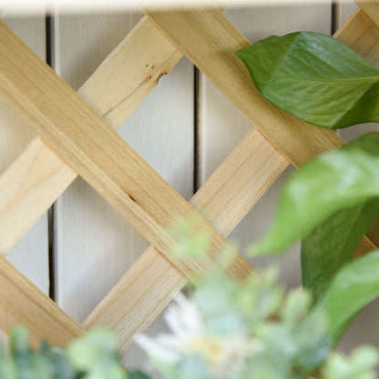 Outdoor Plant Stand, Folding Balcony Flower Pot Stand with 4 Adjustable Shelves, Garden and Home Decor in Wood, 67x33x123cm