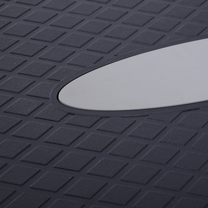 Aerobic Fitness Step Board Home Trainer Stepper 2-step height adjustable (10/15 cm) suitable for home and office use Black+Gray 68 x 29 x 15 cm