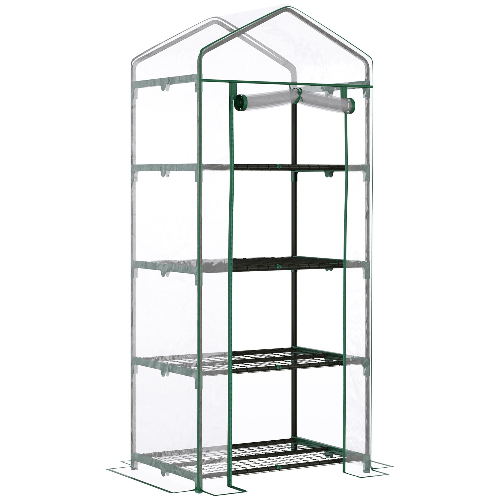 Greenhouse with Shelves, Winterproof Steel Frame Greenhouse, Greenhouse for Balcony, Garden, Tomato Greenhouse 70x50x160cm, Tomato Greenhouse for Vegetables, Flowers, Plants, Transparent