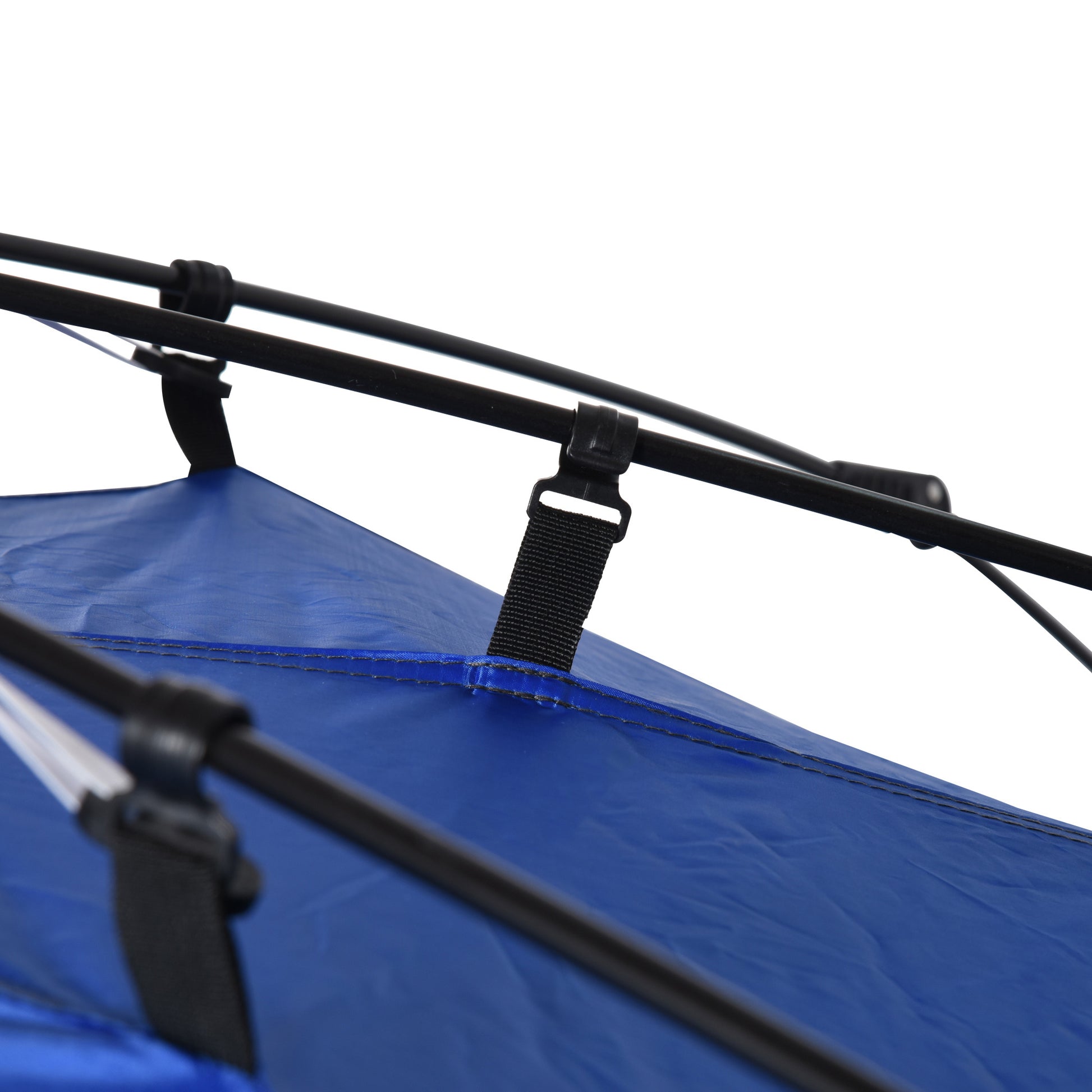 Folding Beach Tent Pop-Up Beach Shelter with Carrying Bag Automatic Opening UV Protection and Waterproof for Park Camping 247x247x145 cm Blue
