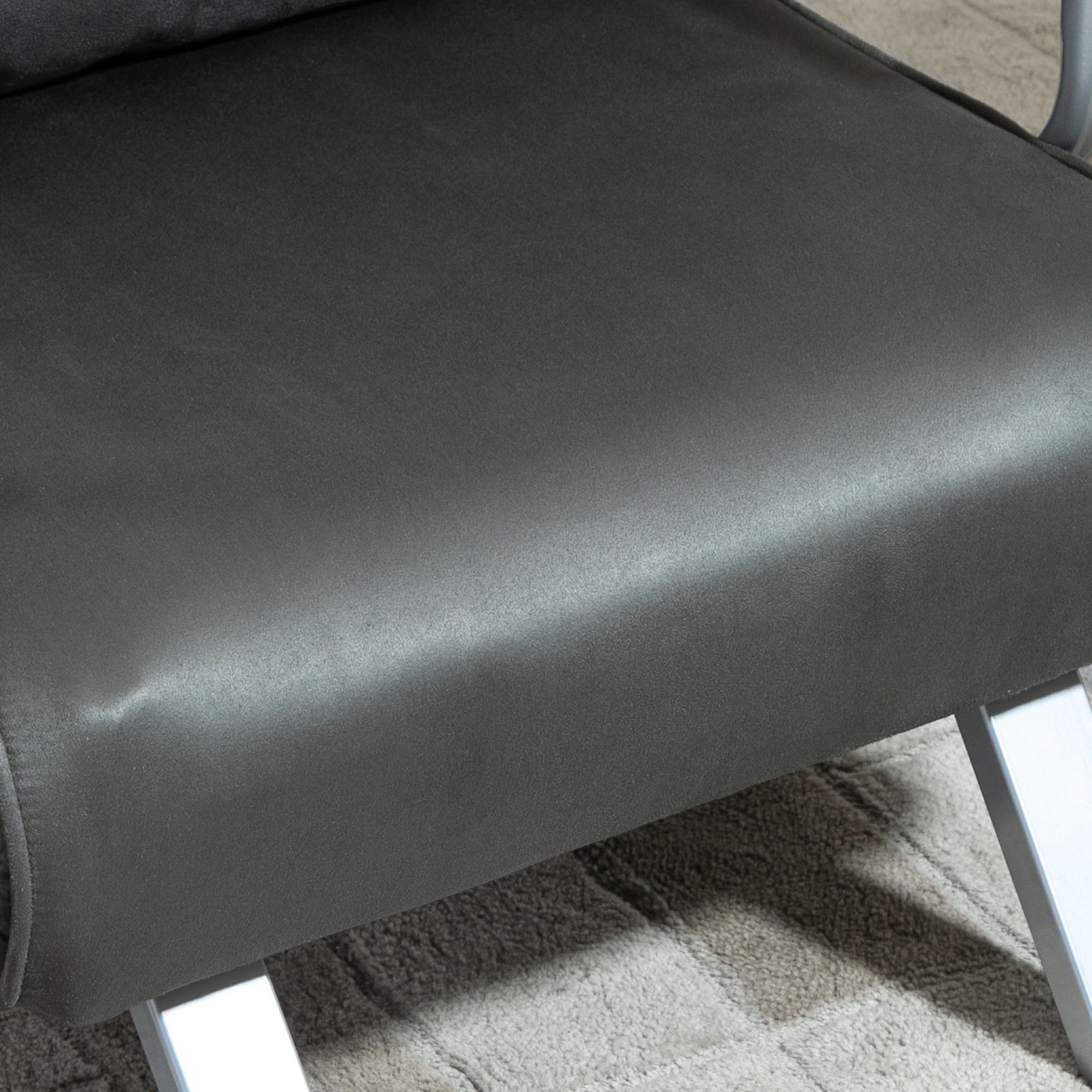 Sofa Bed, Sleeper Sofa with Adjustable Backrest, Throw Pillow, Sofa Bed with Velvet Look, Armrest, Guest Bed, Recliner Chair for Living Room, Bedroom, Gray