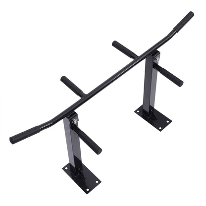Ceiling Pull Up Bar Steel Chin-Up Bar Home Gym Pull-Up Bar with 150 kg Weight Capacity 105.5x28x49 cm Black